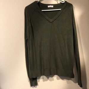 Olive green sweater